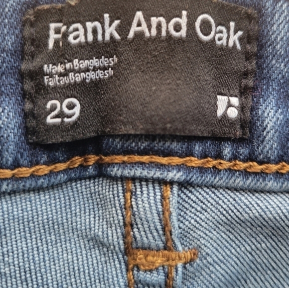 Frank and Oak Debbie Skinny Denim Jeans Size 29 - Picture 5 of 6